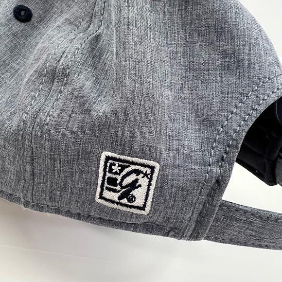 The Game Steamboat Springs Patch Baseball Cap Gray Adjustable Back Strap - Picture 5 of 14